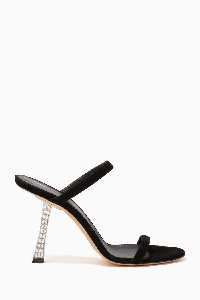 

Farrah 95 Mules in Suede, Black