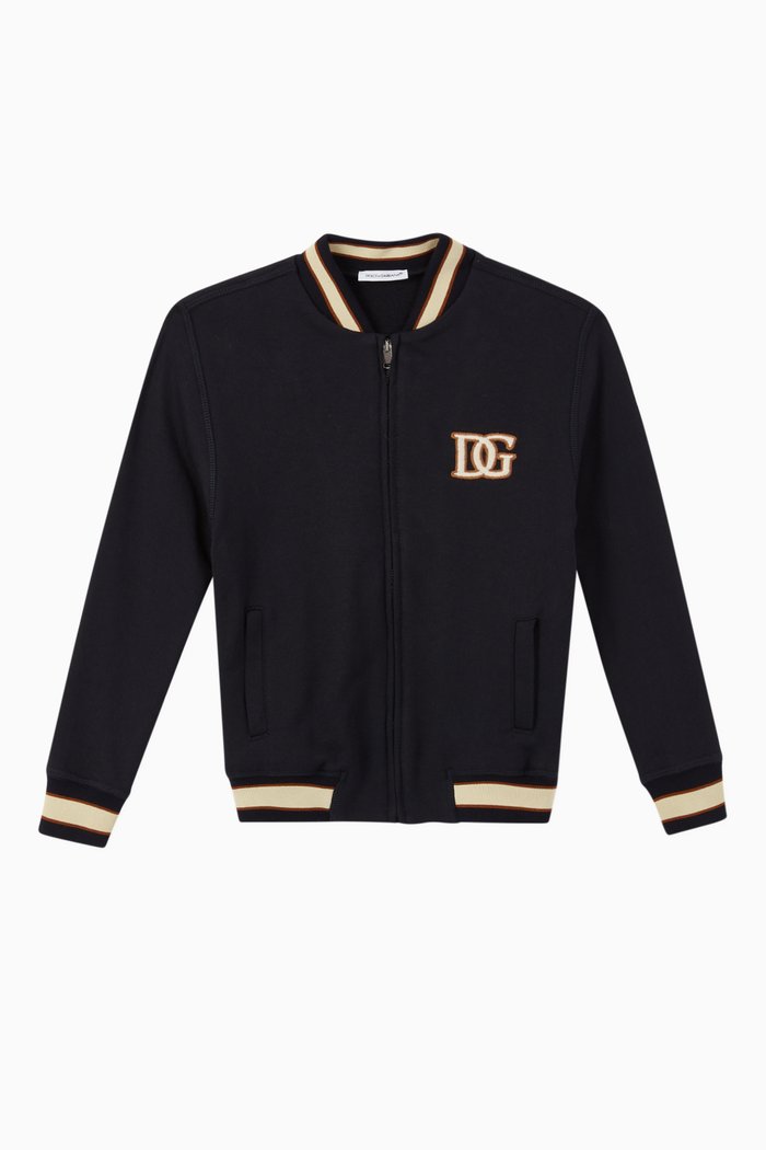 

DG Patch Varsity Jacket, Blue