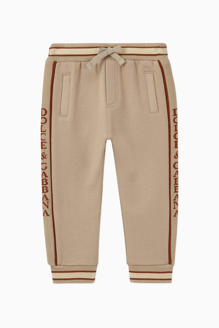 

Logo Striped Country Sweatpants, Neutral