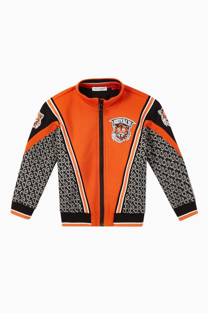 

Jungle Sport Zip Up Sweatshirt, Orange