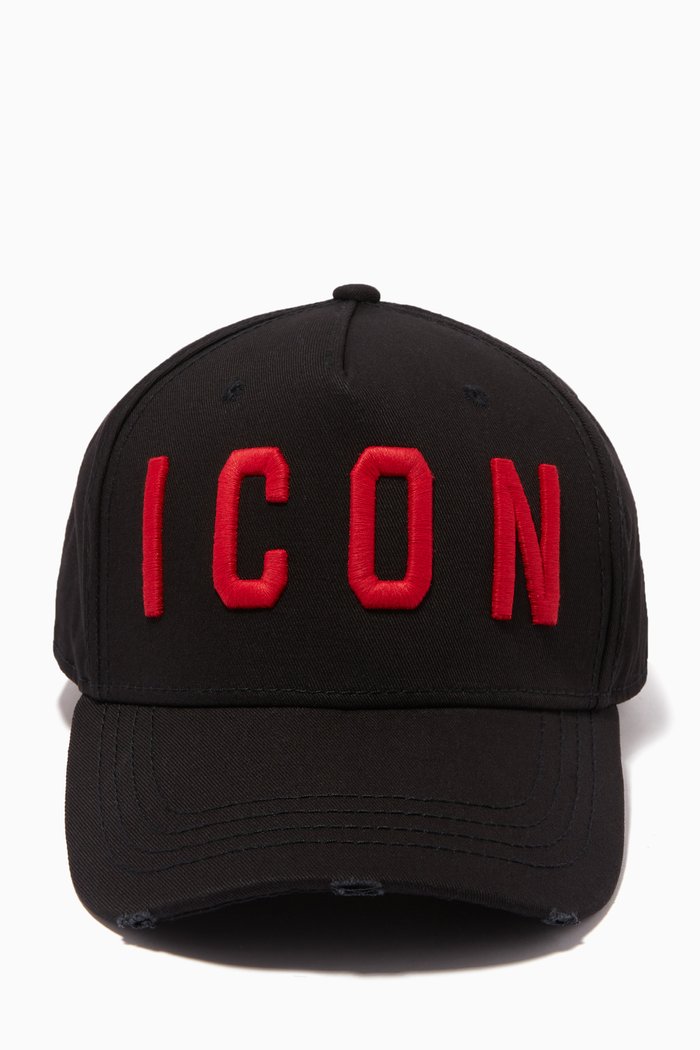 

Icon Logo Cotton Cap, Black
