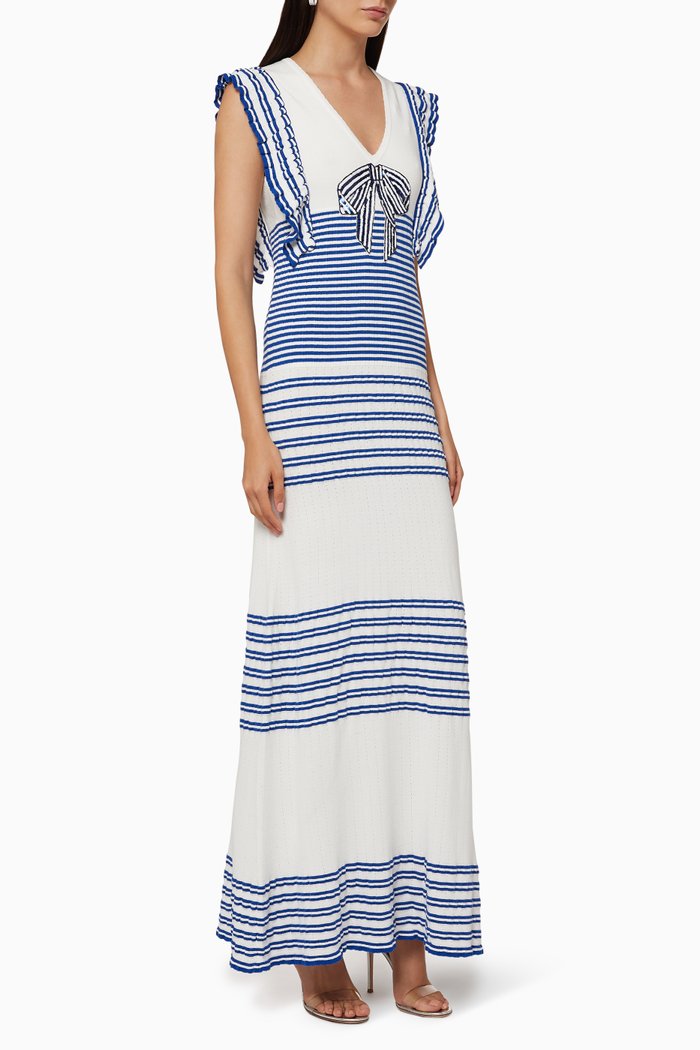 

Striped Knit Maxi Dress, Multicolour