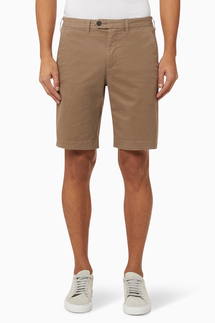 

Buenose Cotton Chino Shorts, Neutral