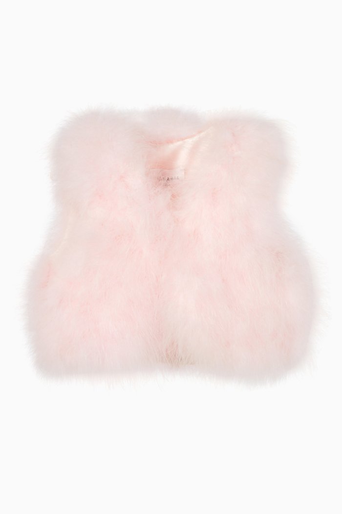 

Faux Fur Waistcoat, Pink