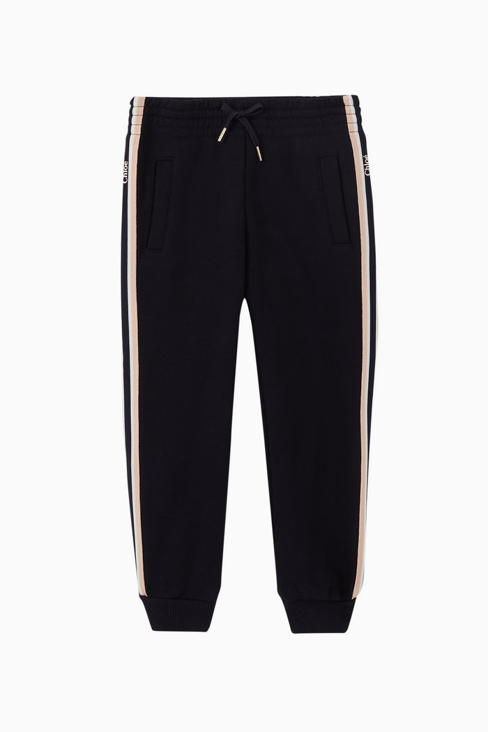 

Side Stripe Panel Sweatpants, Blue