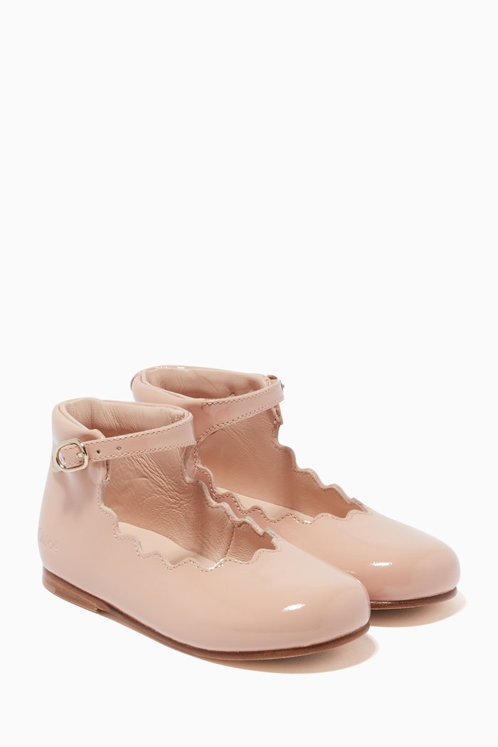 

Ballerina Pumps in Patent Leather, Pink