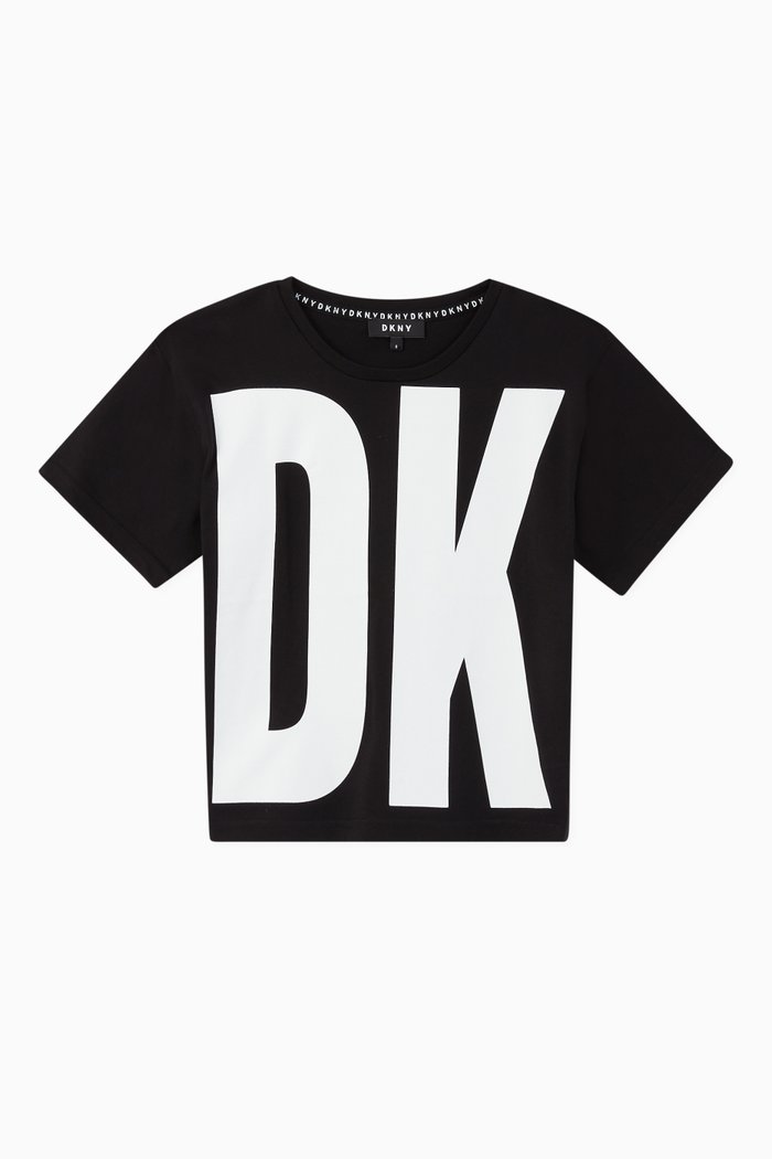 

Logo Print Cotton T-Shirt, Black