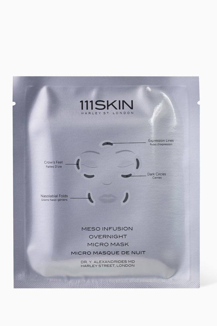 

4-Pack Meso Infusion Overnight Micro Facial Mask, 16g, Colourless