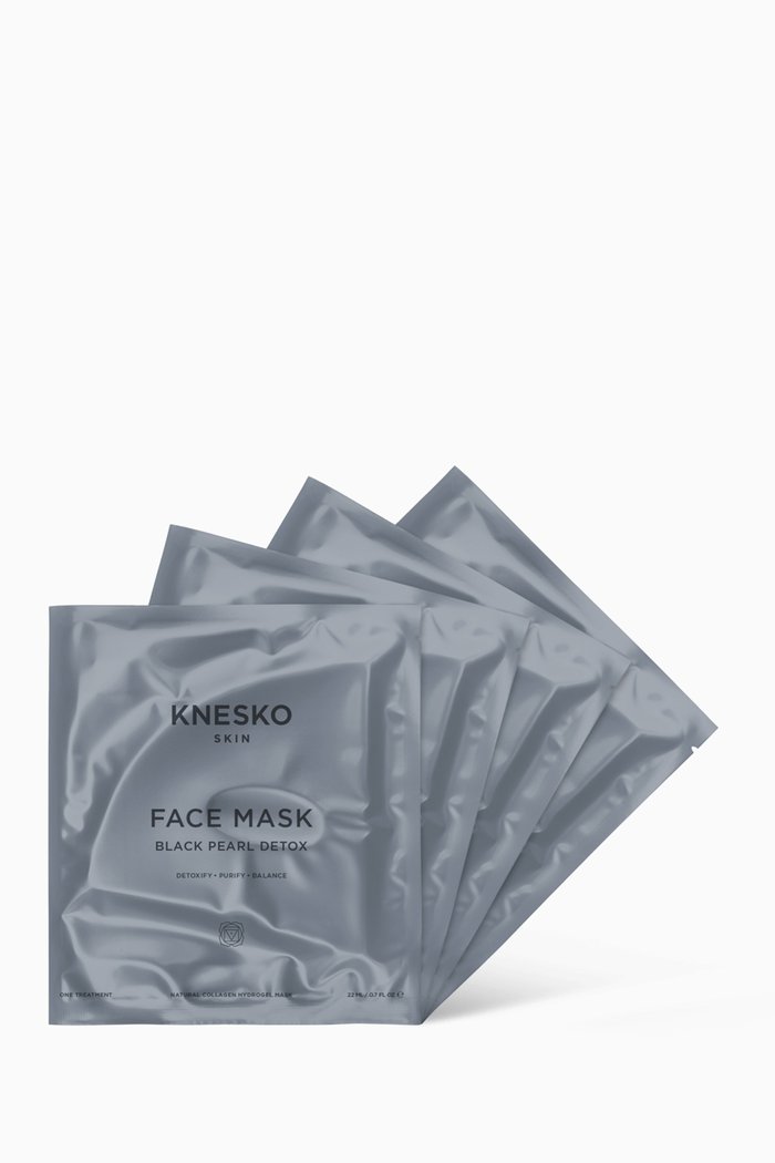 

Black Pearl Detox Face Mask, Pack of 4, Multicolour