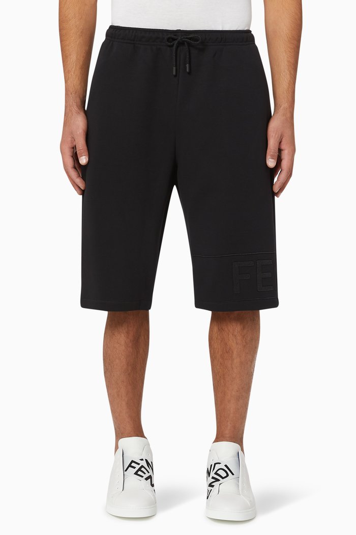 

Logo Jersey Shorts, Black