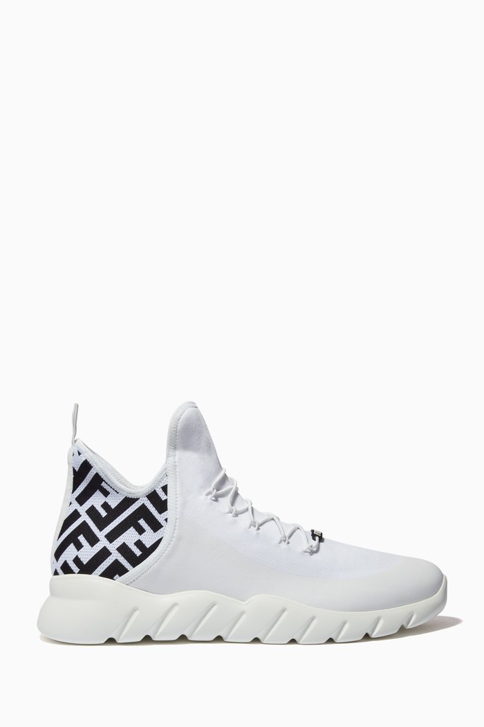 

FF Running Sneakers in Tech Mesh, White