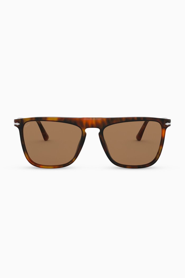 PO3225S Sunglasses in Acetate, Brown