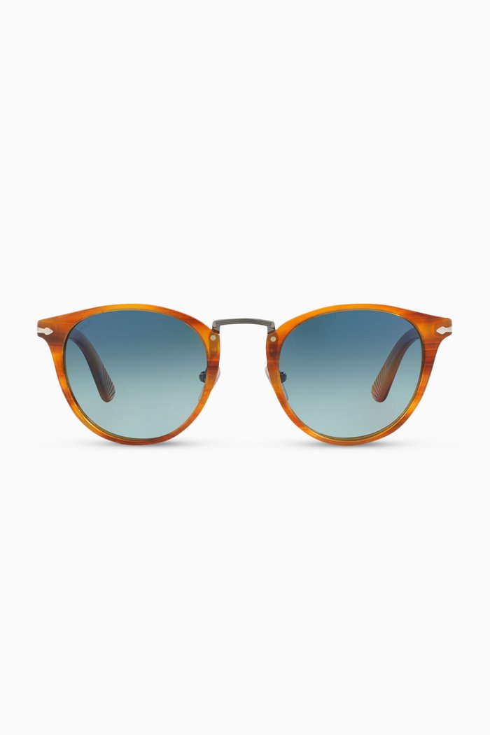 

PO3108S Sunglasses in Acetate, Brown