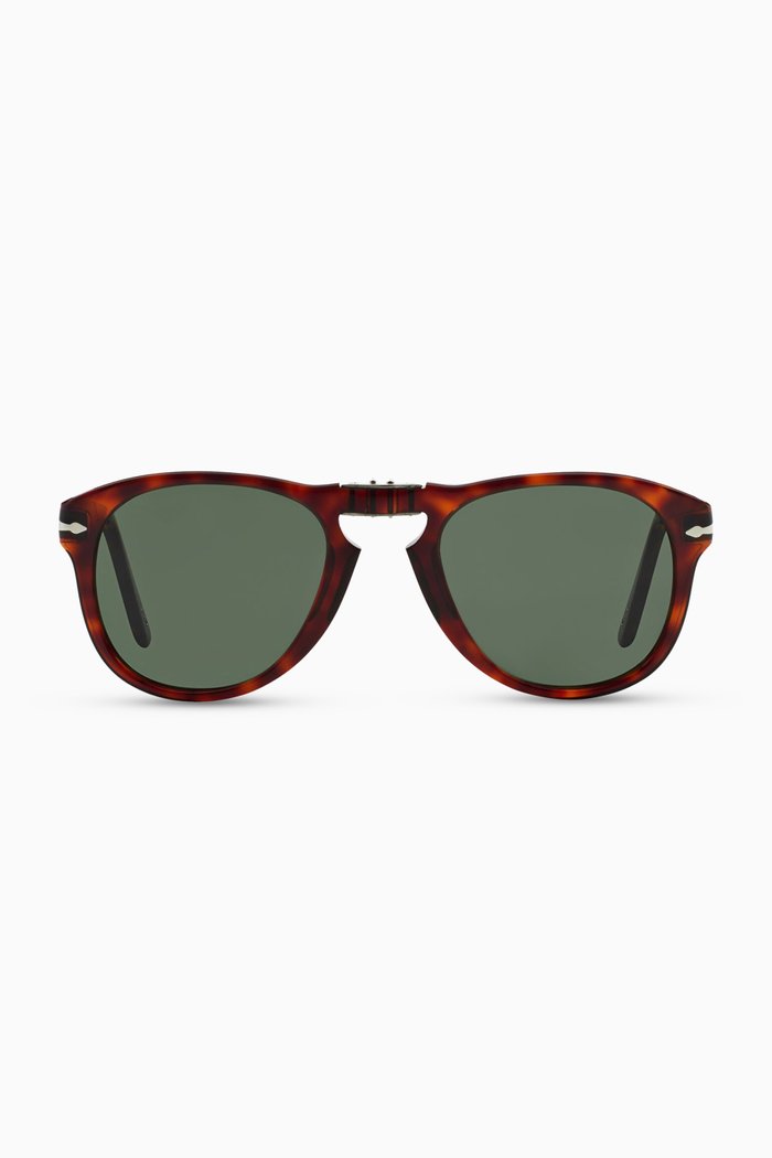 

PO0714 Foldable Sunglasses in Acetate, Brown