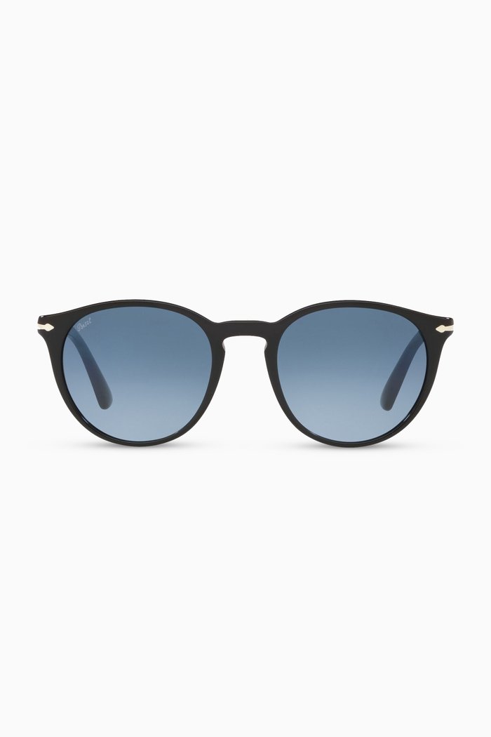 

PO3152S Sunglasses in Acetate, Black