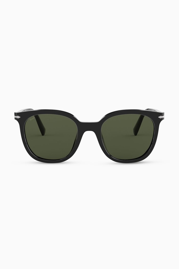 

PO3216S Sunglasses in Acetate, Black