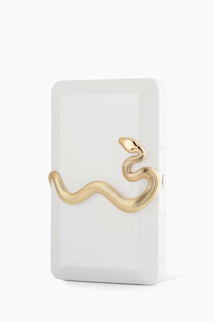 

The Dawn White Snake Clutch, Multicolour