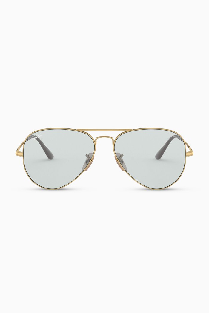 

RB3689 Solid Evolve Aviator™ Sunglasses, Gold