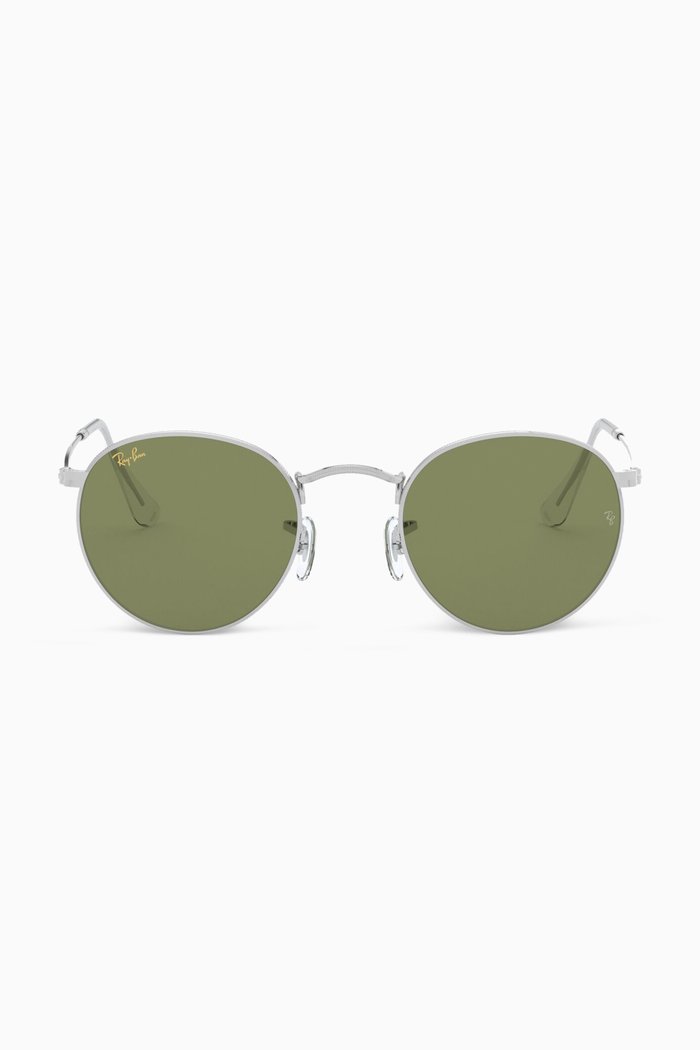 

Round Metal Sunglasses, Silver