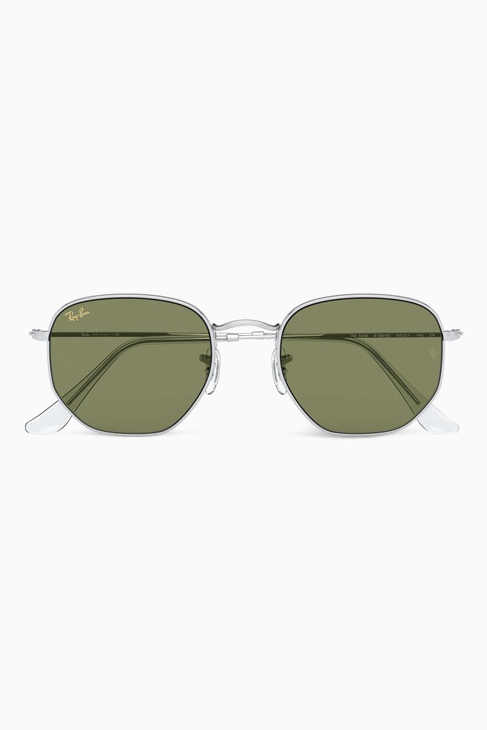 

Hexagonal Legend Gradient Sunglasses, Silver