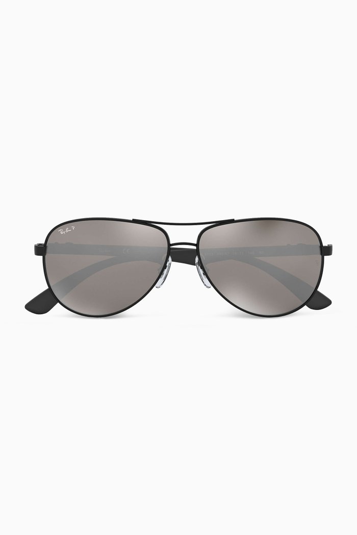 

RB8313 Aviator™ Polarized Sunglasses, Black