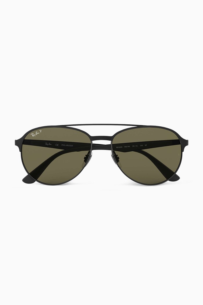 

RB3606 Aviator™ Polarized Classic Sunglasses, Black