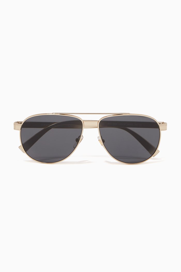 

58 Oval Sunglasses, Gold