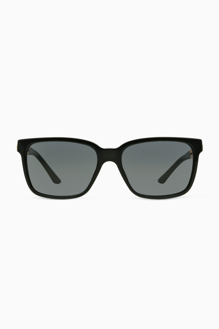 

Medusa Wayfarer Sunglasses, Black