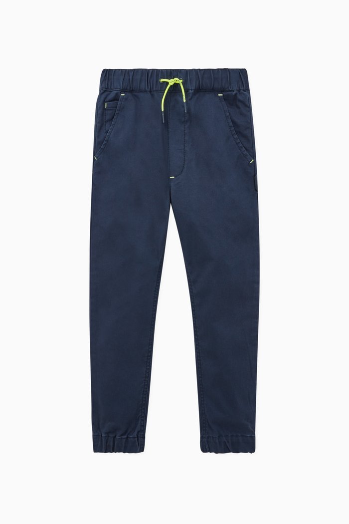 

Cotton Twill Pants, Blue
