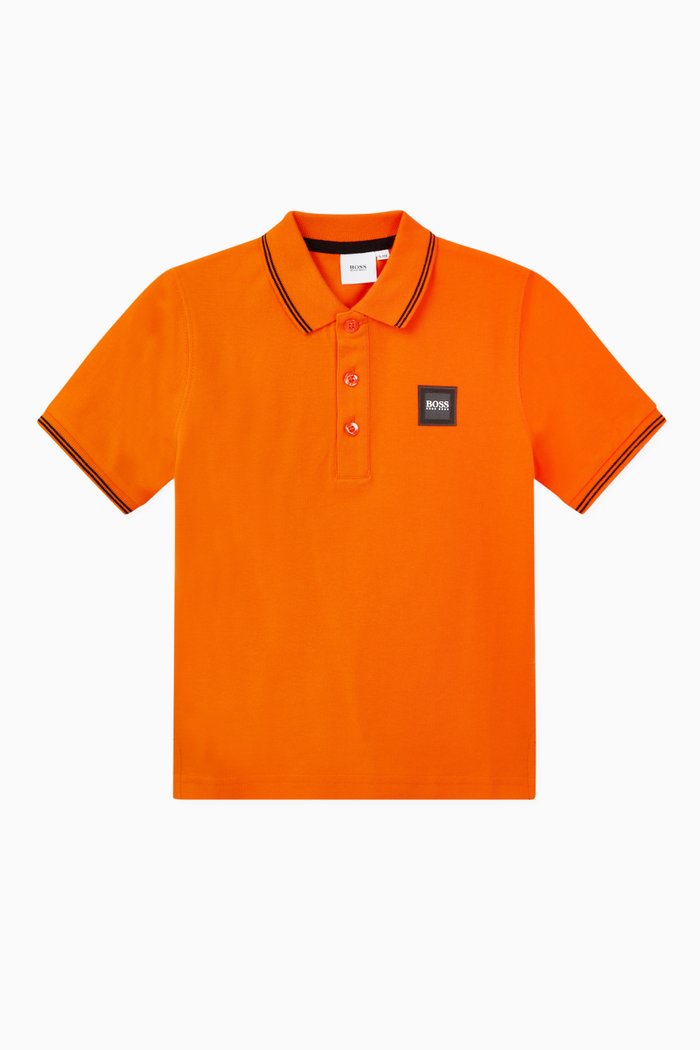 

Logo Patch Cotton Piqué Polo, Red