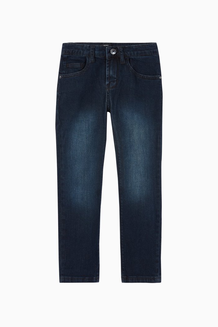 

Stretch Cotton Denim Jeans, Blue