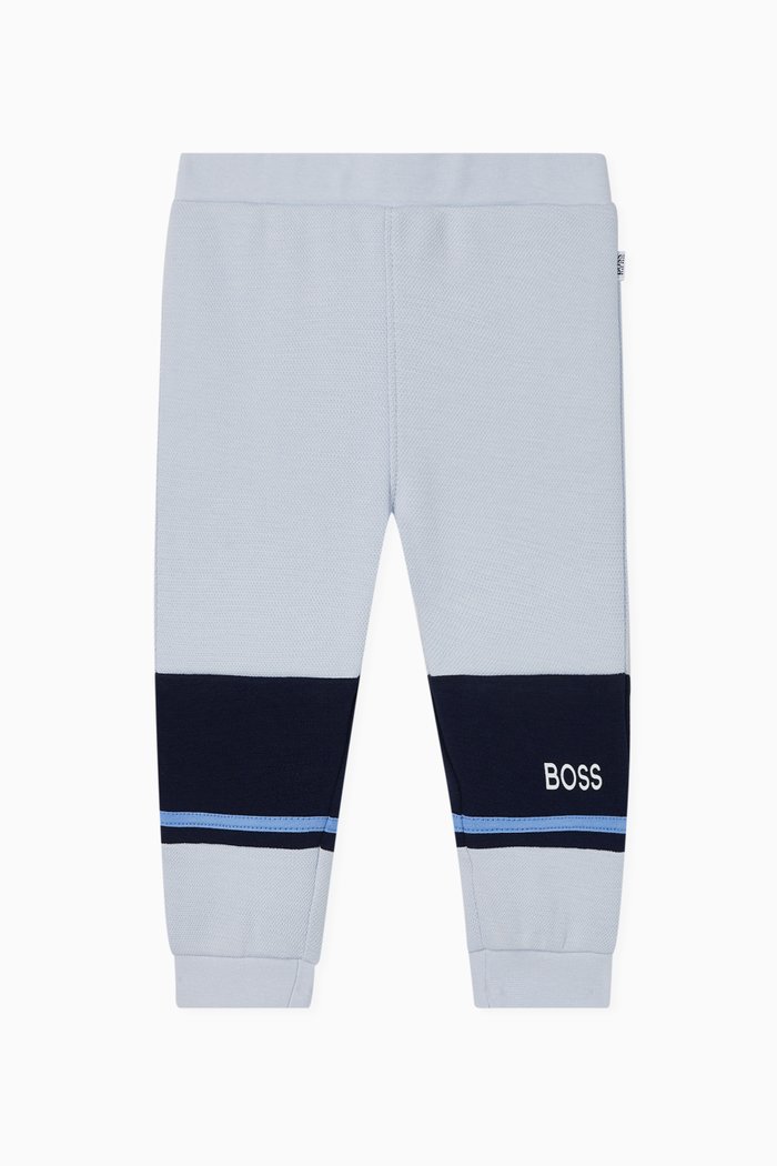 

Low Striped Sweatpants, Blue