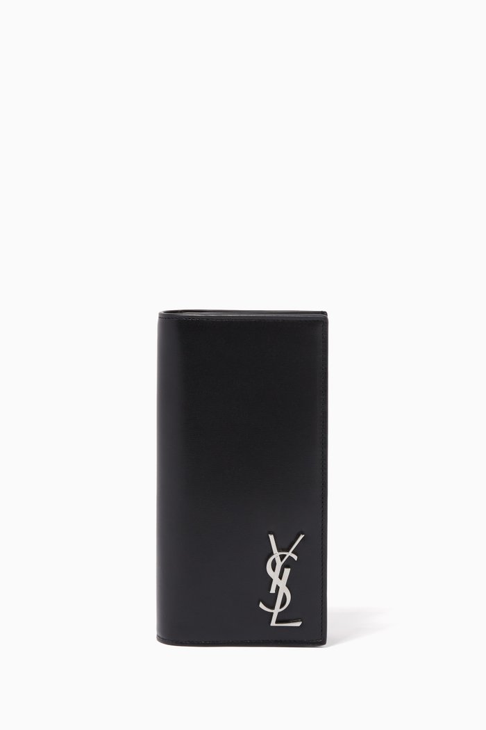 

Monogram Continental Wallet in Smooth Leather, Black