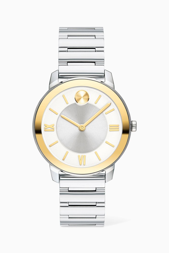 

Luxe Quartz Watch, Silver