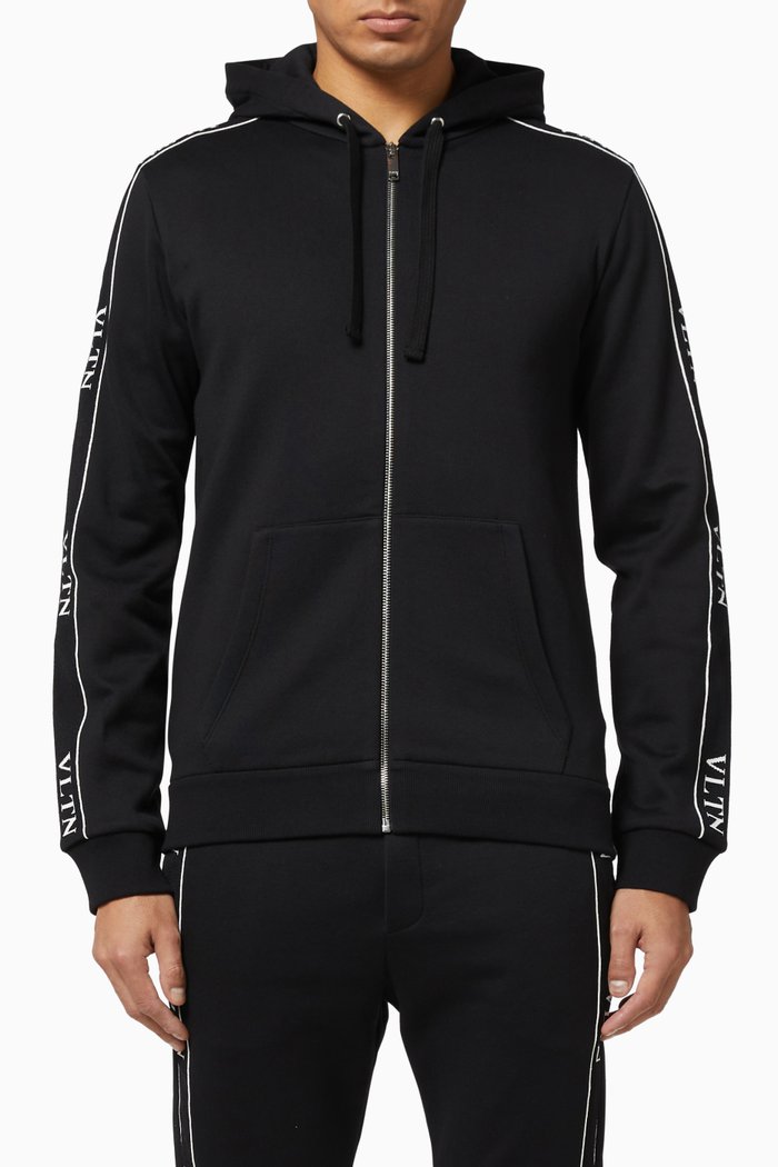 

VLTN Technical Hooded Sweatshirt, Black