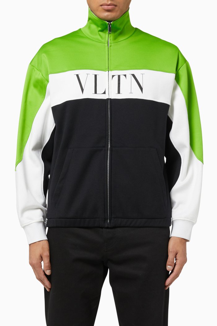 

VLTN Technical Funnel-Neck Sweatshirt, Multicolour