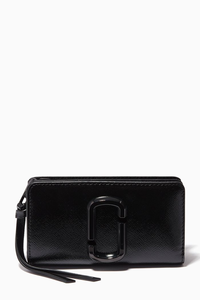 

The Snapshot DTM Compact Wallet in Leather, Black