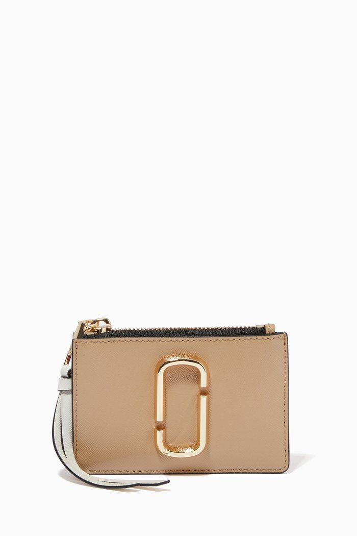 

The Snapshot Top Zip Multi Wallet in Leather, Neutral