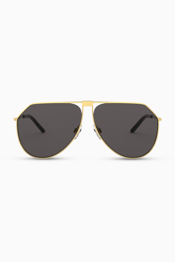 Slim Sunglasses, Gold