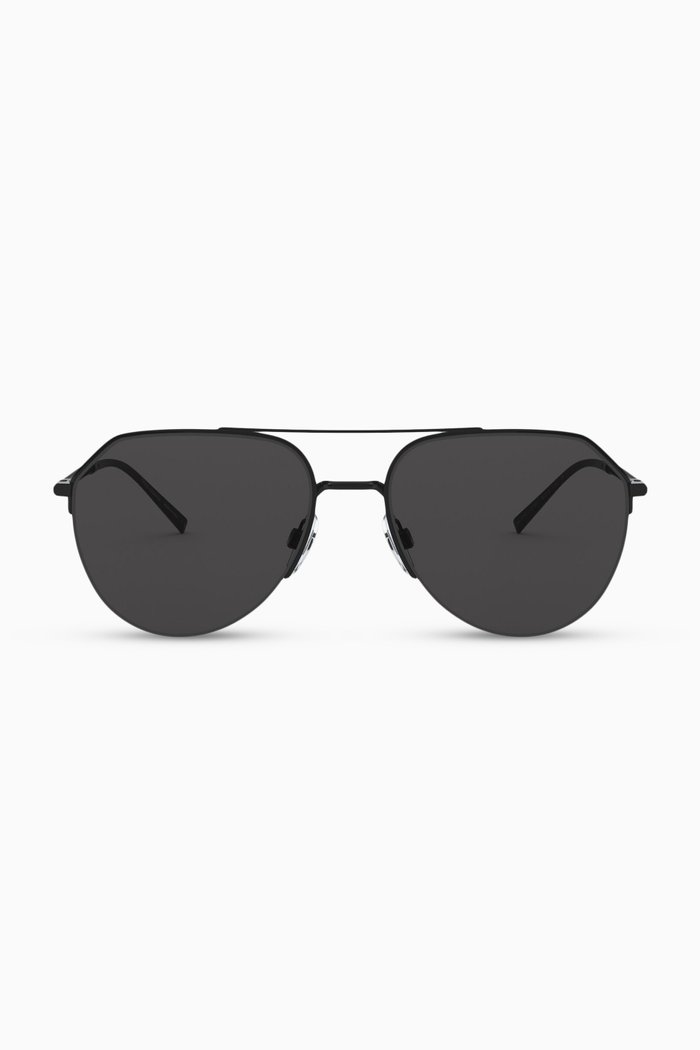 

Gros Grain Sunglasses, Black