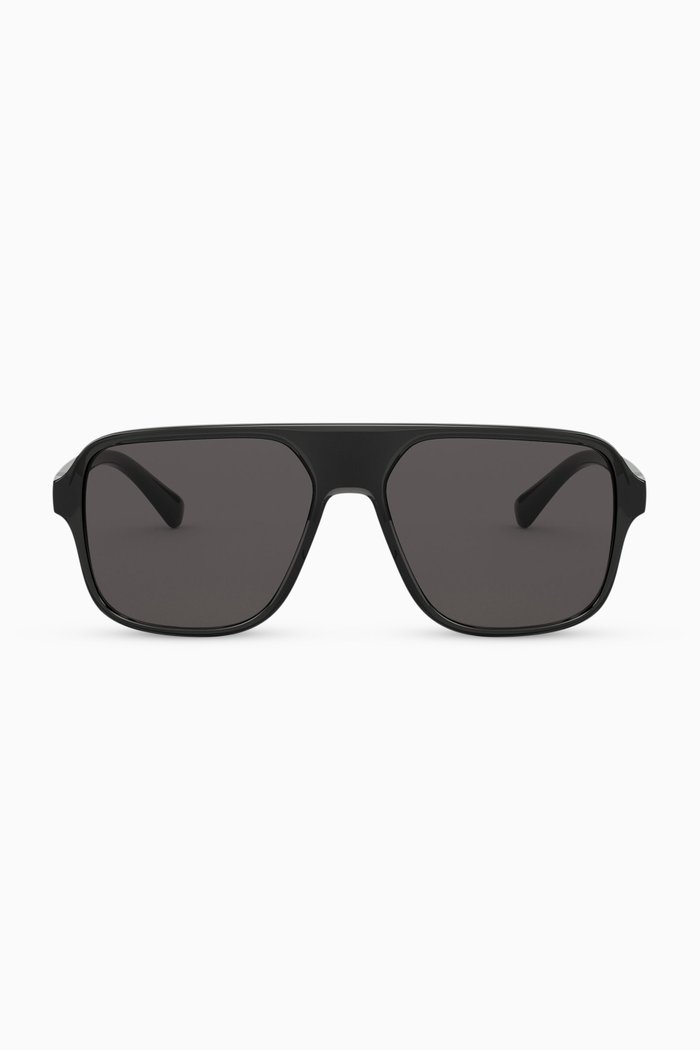 Step Injection Sunglasses, Black