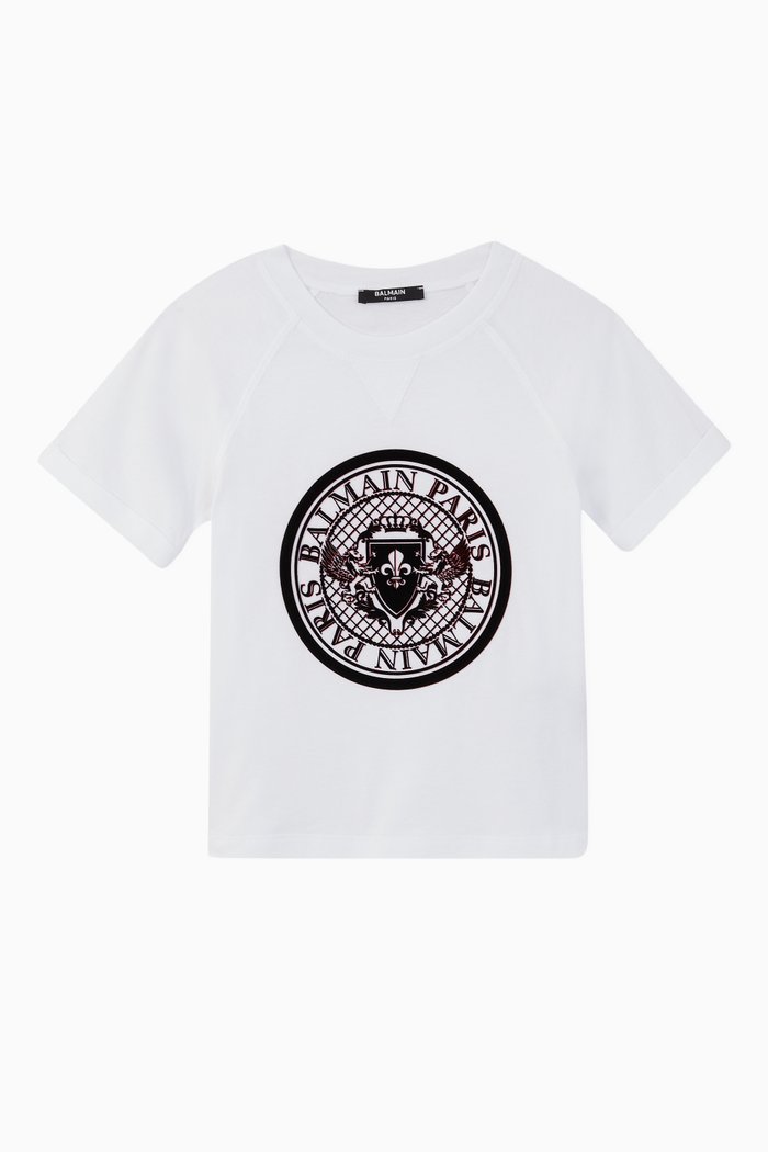 

Balmain Jersey T-Shirt, White