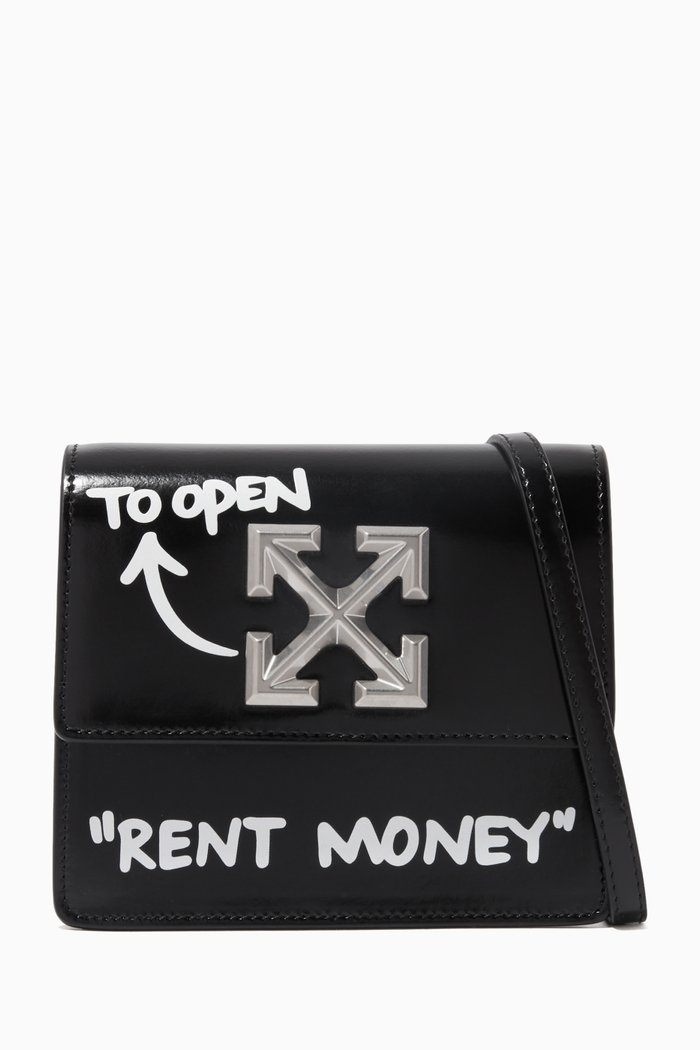 

Mini 0.7 Jitney Bag in Leather, Black