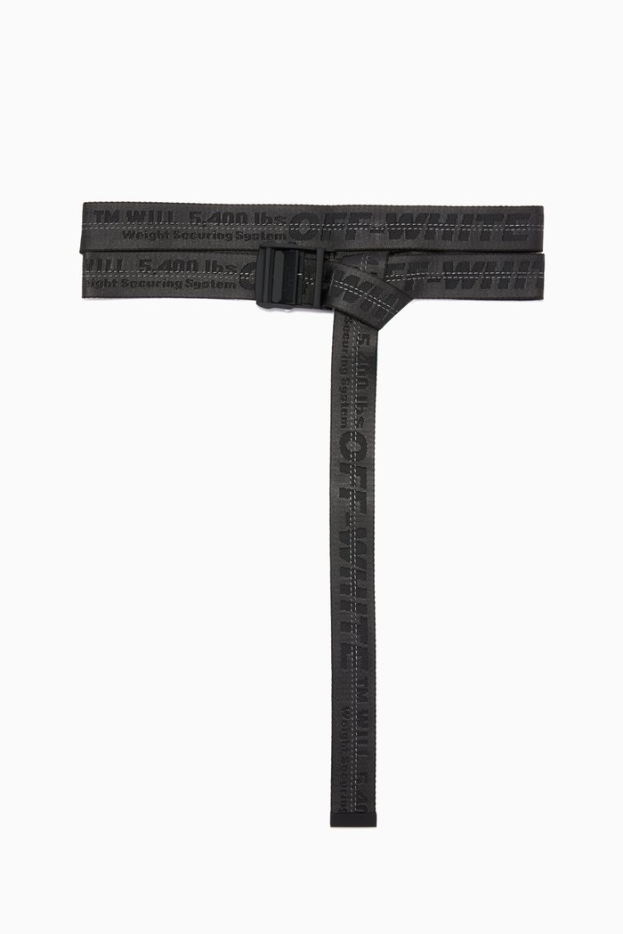 Classic Industrial Belt in Nylon, Black