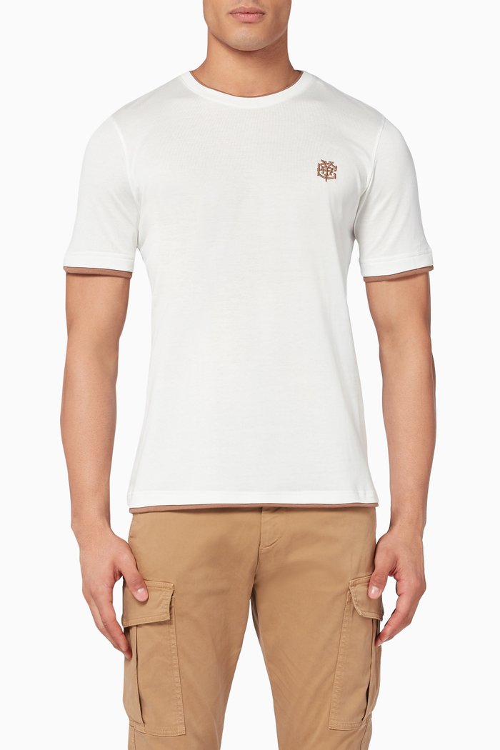 

Cotton Jersey T-Shirt, White