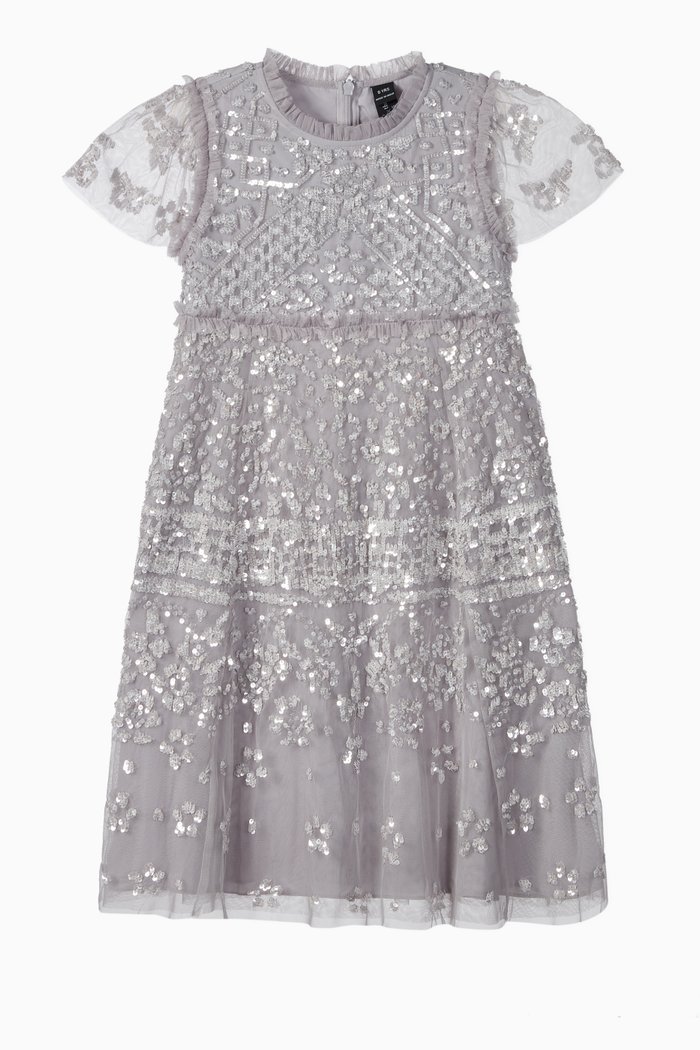 

Aurora Sequin Dress, Blue