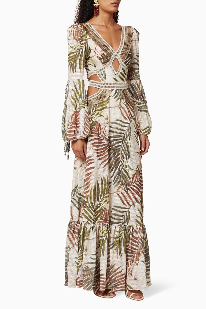 

Palmeira Crotchet Beach Dress, Neutral