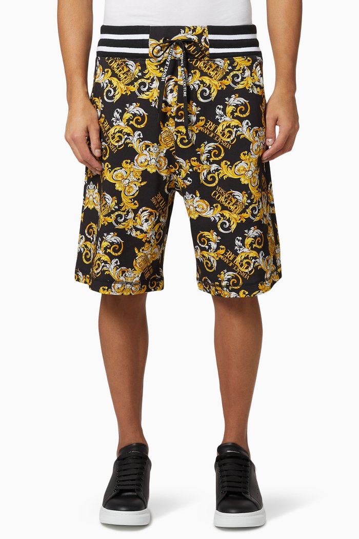 

Logo Baroque Shorts, Black