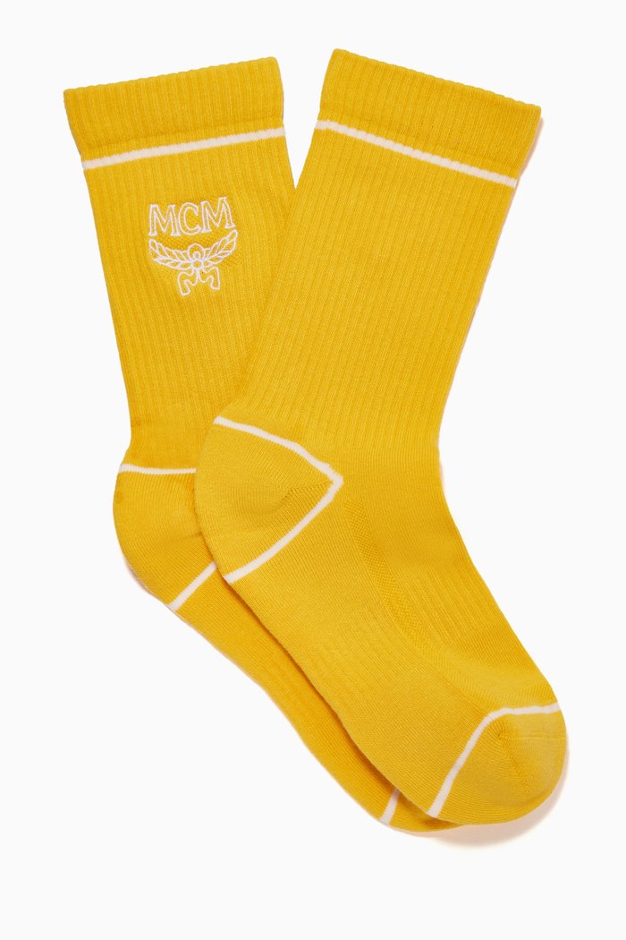 

Classic Logo Cotton Socks, Yellow