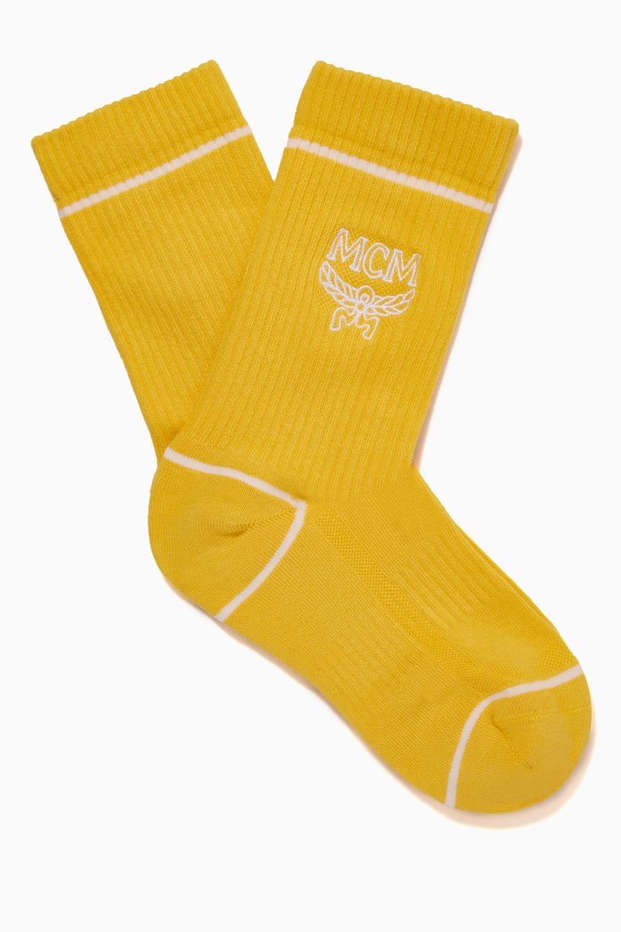

Classic Logo Cotton Socks, Yellow